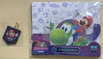 슈퍼 마리오 갤럭시 영화관 아크릴 스탠드 참 마리오 요시