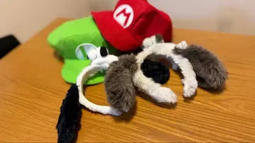 USJ 모자 머리띠 세트 마리오 루이지 스누피