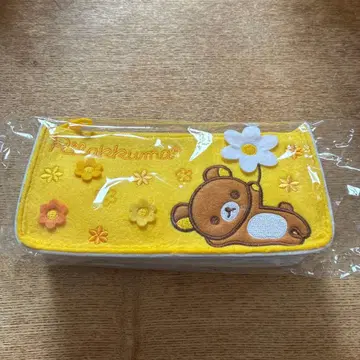 리락쿠마 펠트 삼각형 파우치 미사용품