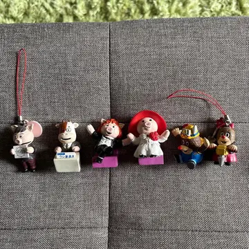 네호린파호린 스트랩 포함 피규어 6체 세트