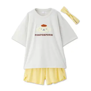 폼폼푸딩 룸웨어 파자마 사가라 자수 M 사이즈