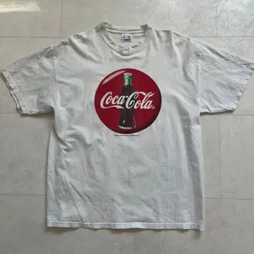 90s Hanes 코카콜라 기업 로고 프린트 티셔츠 XL