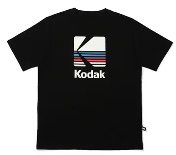 [ 미개봉 새상품 ] Kodak 레인보우 솔로나 로고 그래픽 T셔츠