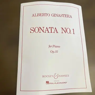 Alberto Ginastera SONATA NO.1 Op.22