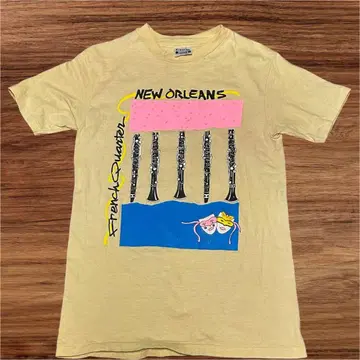 90년대 재즈 T셔츠 TWOFACE 프렌치쿼터 NEWORLEANS