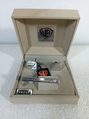워너 브라더스 넥타이핀 커프스 WB