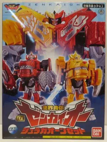 반다이 기계전대 젠카이저 전계합체 DX 젠카이오 쥬라가온 세트