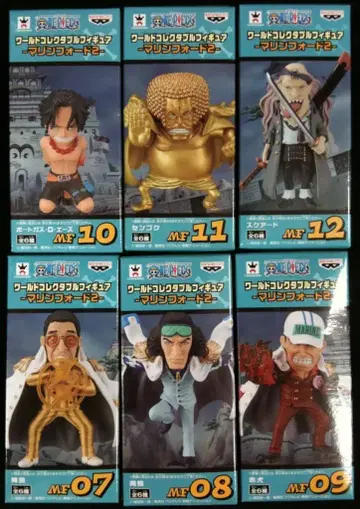 반프레스토 WCF 원피스 마린포드2 전6종 세트