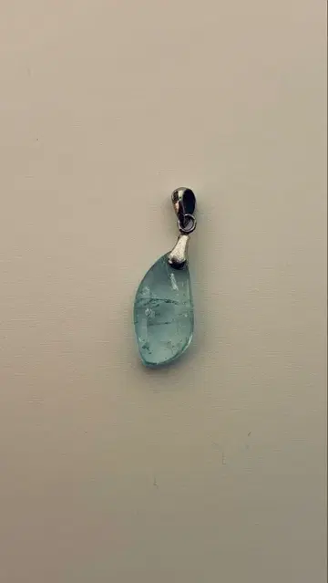 아쿠아마린 펜던트 탑
