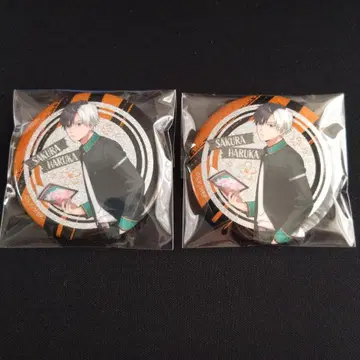 WIND BREAKER 윈브레 옥상 스터디 글리터 캔뱃지 사쿠라 하루카