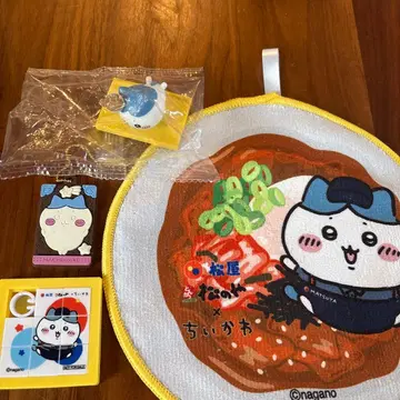 치이카와 마츠야 하치와레 타월과 피규어 세트