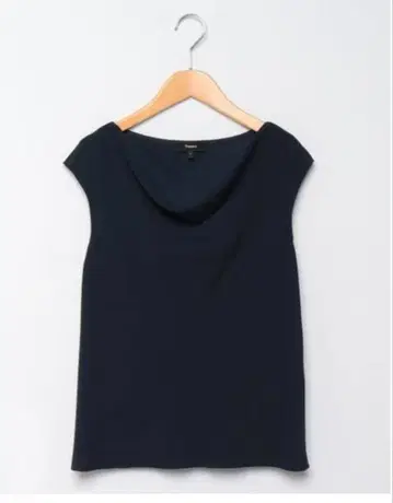 띠어리 블라우스 POWDER CREPE SS COWL TOP