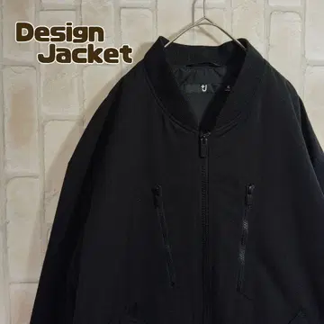 유니클로 질 샌더 콜라보 MA-1 블루종 블랙