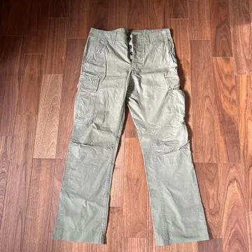 marka 포켓 카고 팬츠 올리브