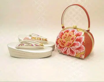 후리소데 조리 백 세트 미사용 새상품 성인식 사전 촬영