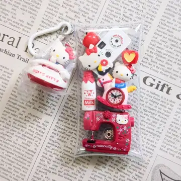 가챠 파우치 헬로키티 그리운 아이템 미니어처 컬렉션 2 컴프