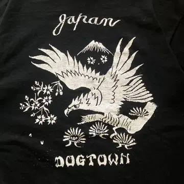 90s DOGTOWN 도그타운 후지 독수리 티셔츠 빈티지 초레어