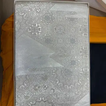 순수 실크 후쿠로 오비 미사용 새상품 플라티나 포멀 상자 없음