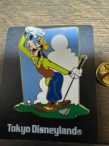 도쿄 디즈니랜드 구피 핀 배지
