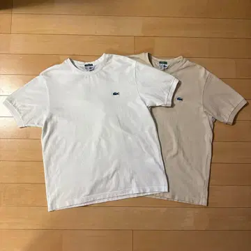 2세트 LACOSTE SHIPS any 별주 카노 T셔츠 파란 악어