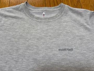 [ 새상품급 ] mont-bell 긴팔T셔츠 그레이