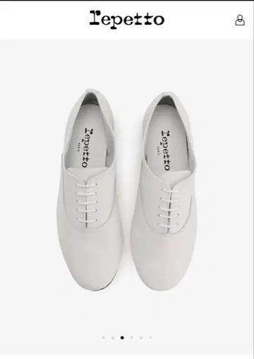 Repetto ZIZI 화이트 가죽 슈즈 40