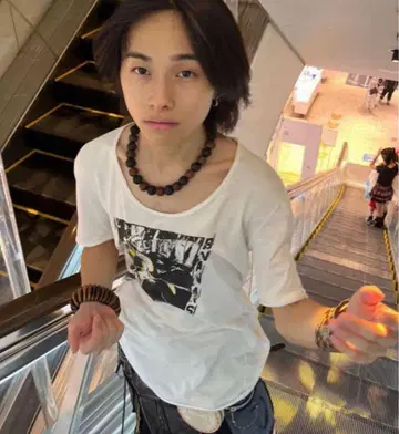 [ 아오바군 착용 ] 염주 목걸이 우드 액세서리