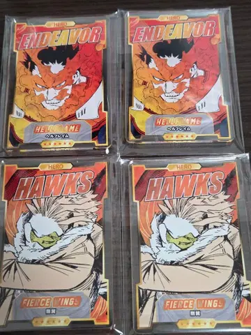 나의 히어로 아카데미아 히로아카 호크스 엔데버 스탯 카드 컬렉션