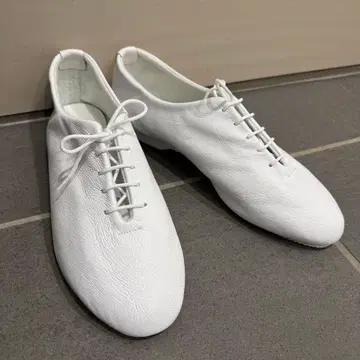 [ 새상품 ] CROWN JAZZSHOES 화이트 가죽