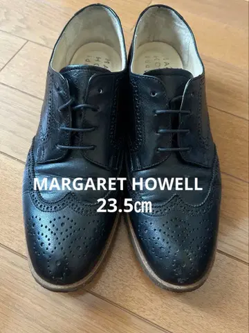 MARGARET HOWELL 아이디어 윙팁 가죽 신발 로퍼 23.5