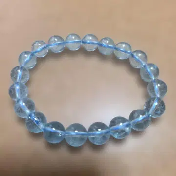 아쿠아 마린 비즈 팔찌