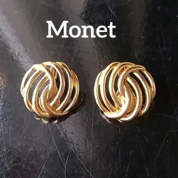 모네 골드 트위스트 디자인 귀찌 새상품급!