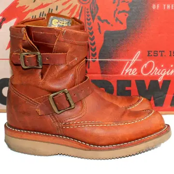 Chippewa 엔지니어 부츠 블랙 택 바이커 모크토 라이딩