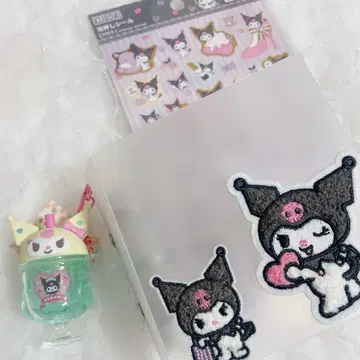 산리오 쿠로미 씰북 키링 바인더 씰 교환