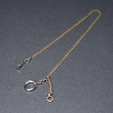 회중시계 체인의 고리 참 금장 장식 포함 전체 길이 34cm R1754