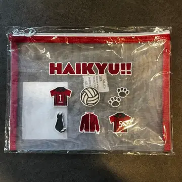 [ 새상품 ] 하이큐 메쉬 파우치 네코마