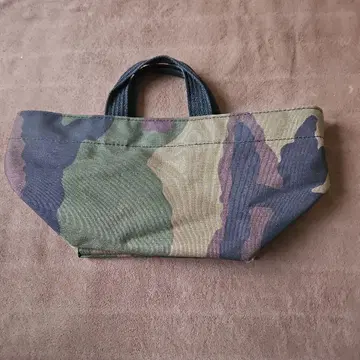 Herve Chapelier 카모플라쥬 토트백 미니 사이즈