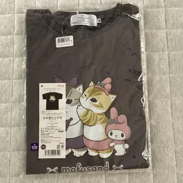 mofusand x 산리오 T셔츠 쿠로미&마이멜로디 스미