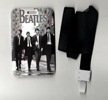 새상품 비틀즈 IC 카드 케이스 ID 카드 홀더 케이스 교통카드 지갑