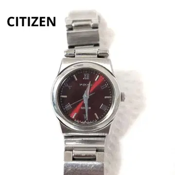 CITIZEN Wicca 손목시계 쿼츠 여성용 레드 스테인리스