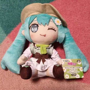 TAITO 하츠네 미쿠 패션 컨트리 봉제 인형