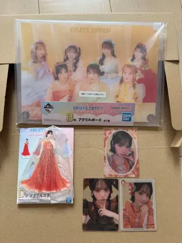 FRUITS ZIPPER 제일복권 아크릴 보드 & 트레이딩 카드