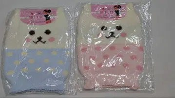 보들보들 복대 2장 세트 곰 도트 무늬 마쉬멜로우 터치 온활 냉증