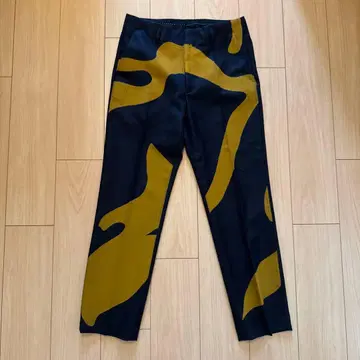 dries van noten 24aw 네이비 페인트 슬랙스