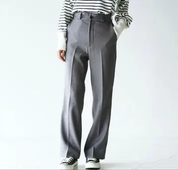 shinzone 센터 프레스 팬츠