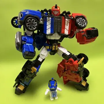 트윈 펀치 토봇 V 트랜스포머 메탈 카드봇 미니 포스
