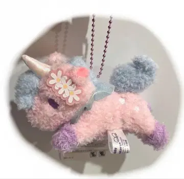 리틀트윈스타 유니콘 봉제 인형 마스코트 키체인 키링