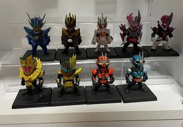 컨버지 가면라이더 갓차드 9체 세트 피규어