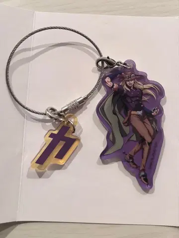 죠죠의 기묘한 모험 마츠키요 코코카라 자이로 아크릴 키링