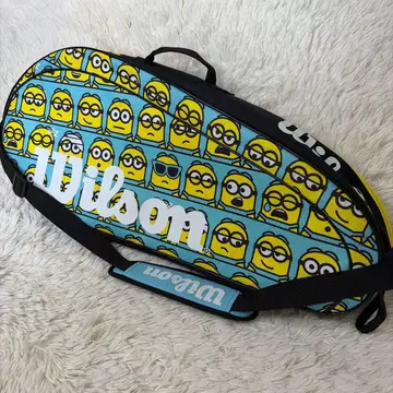 새상품급 한정품 콜라보 별주 윌슨 미니언 라켓백